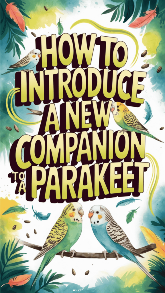 How to Introduce a New Companion to a Parakeet